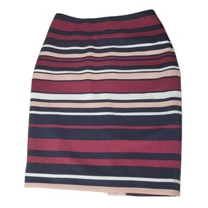 2/$25 CLEO PETITES Skirt Mini Stripes Size 4